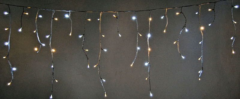 Eisregenlichterkette warm/kalt