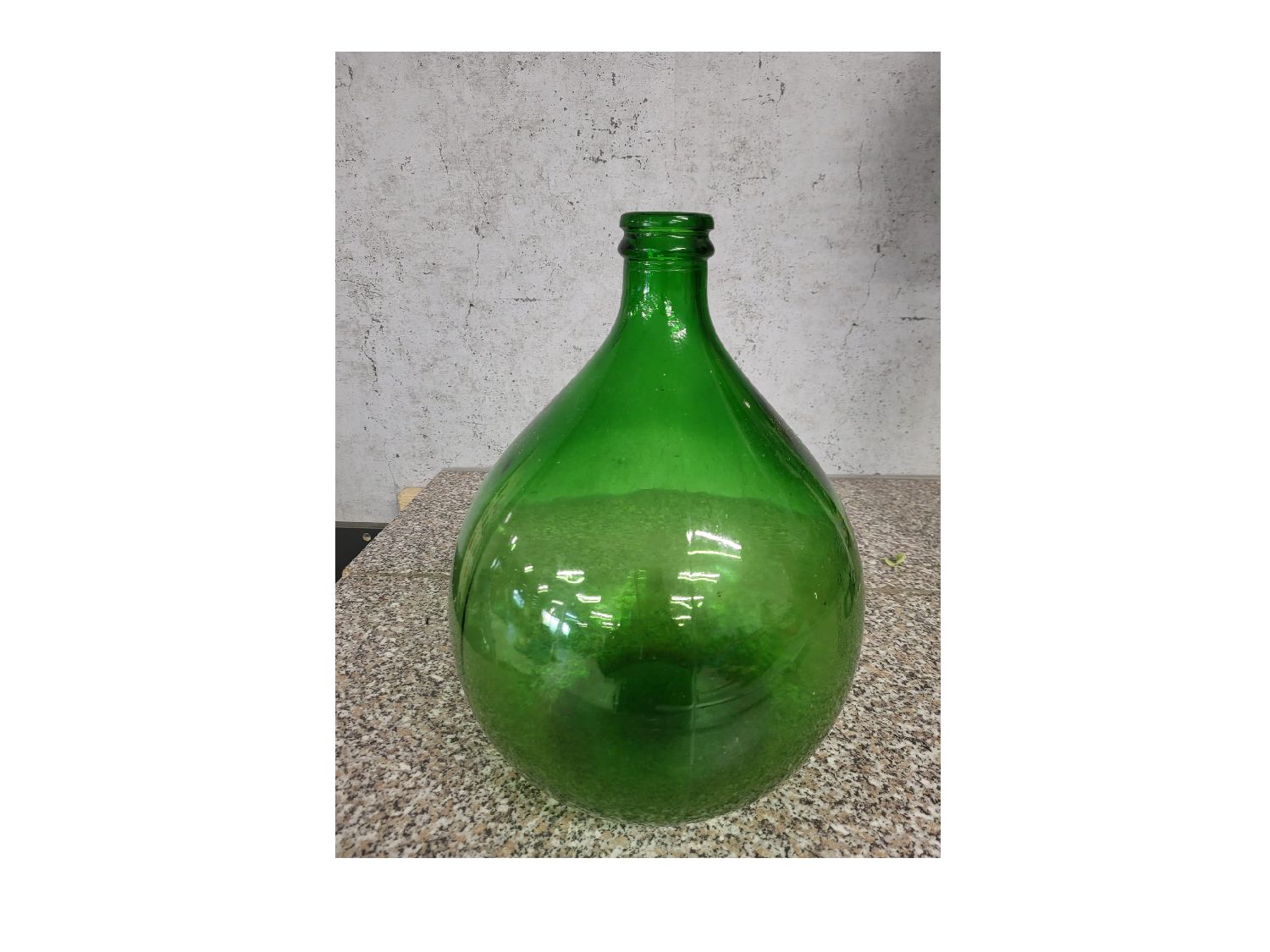 Glasballon Flasche