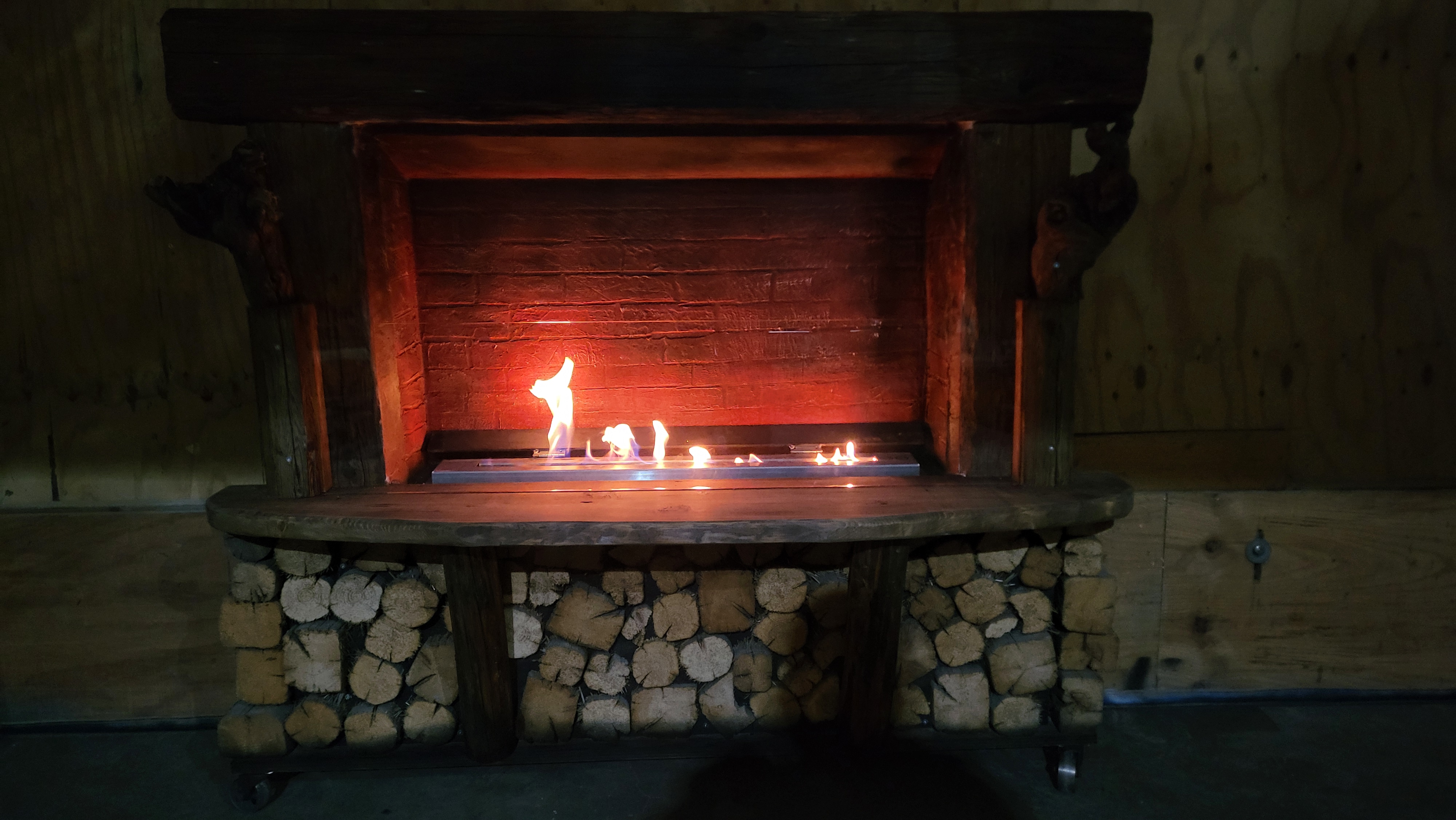 Kamin Echtholz mit Ethanoleinsatz