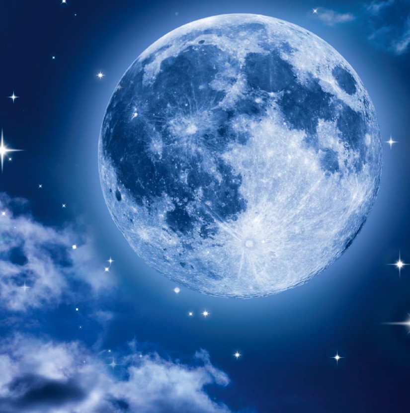 Motto Dekoration 'Blue Moon'