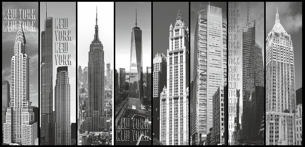 Motto Dekoration 'New York! New York!' 