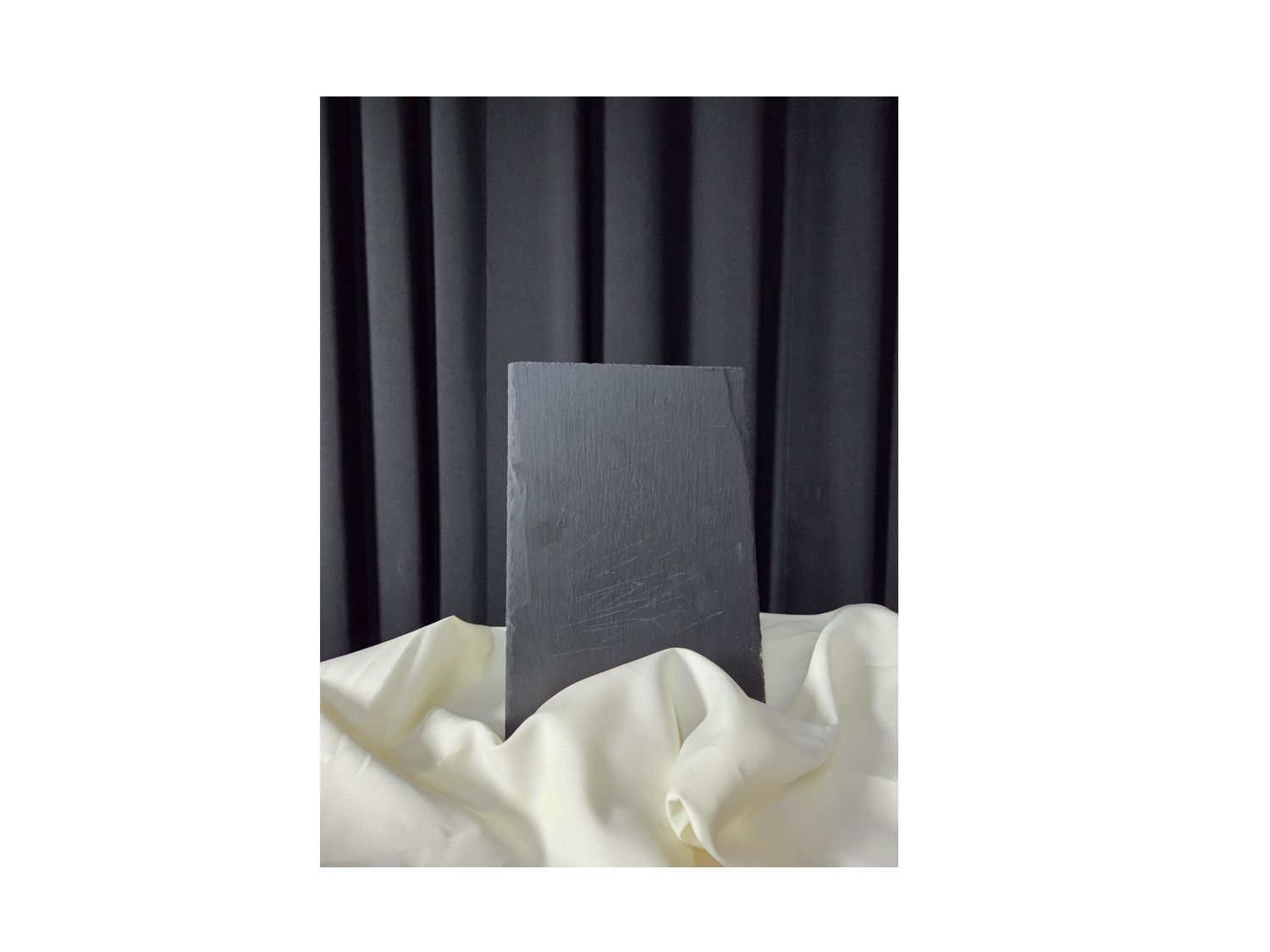 Schieferplatte schwarz