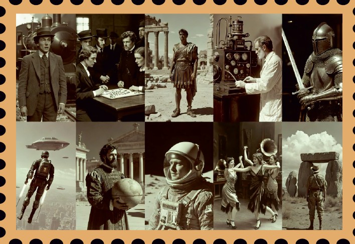 Druck: "Zeitreise klein" 