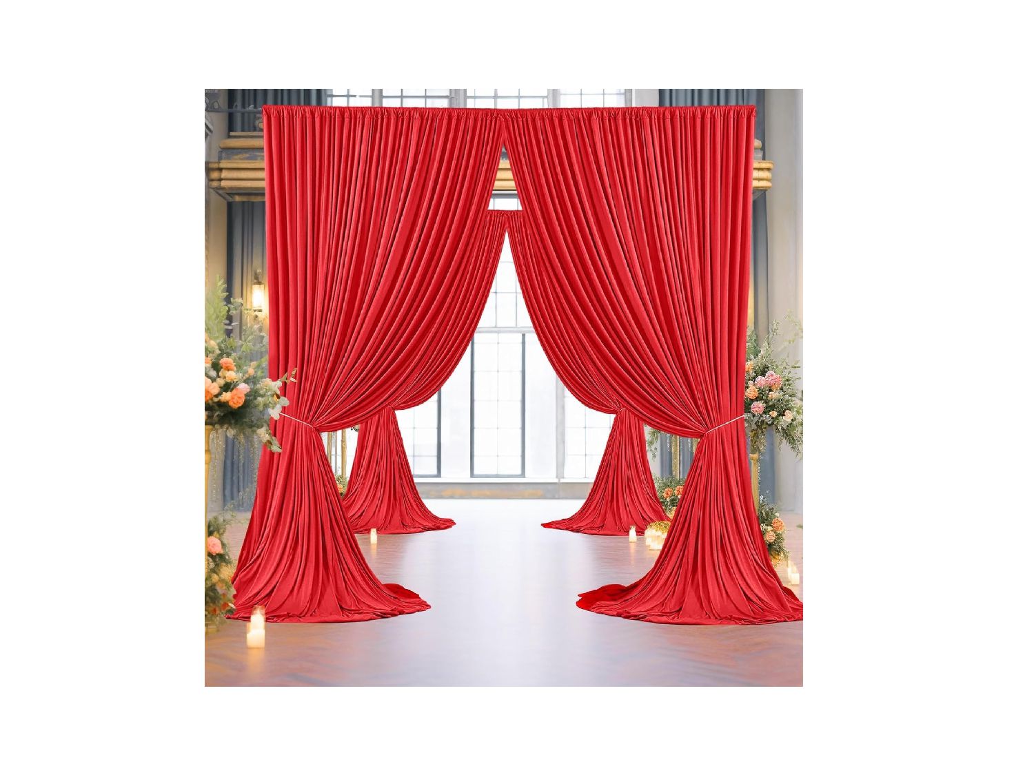 Vorhang rot 