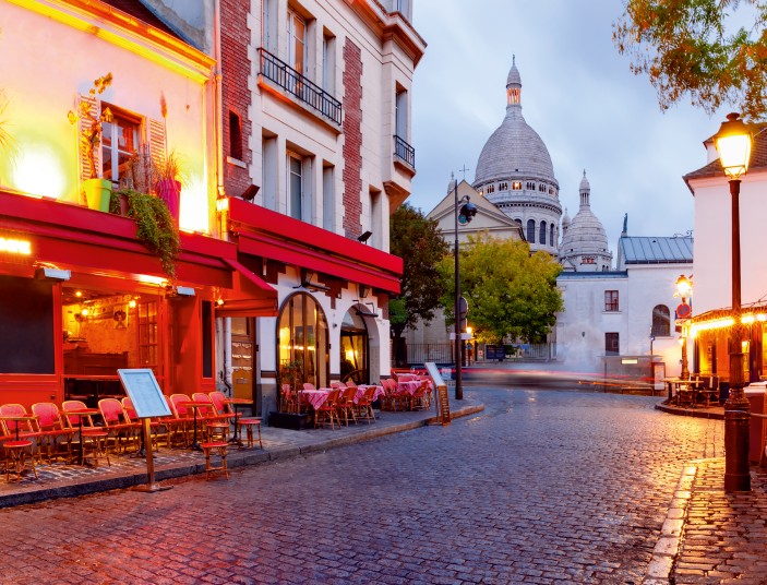 Druck: "Paris - Montmatre"